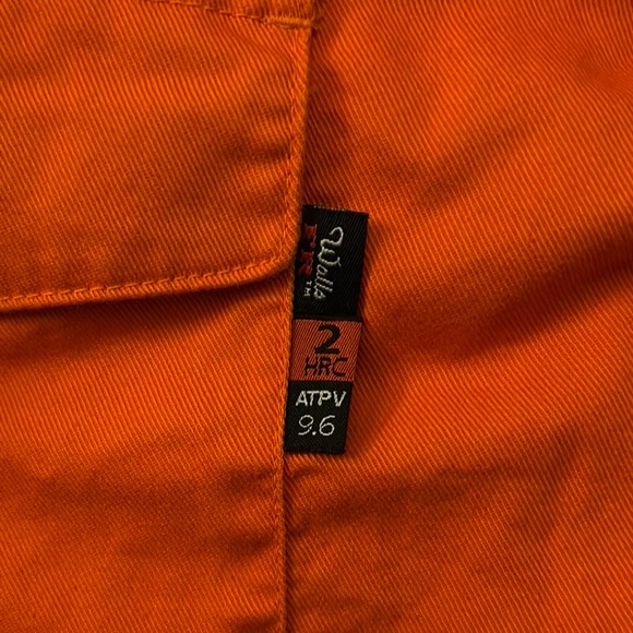 Walls Orange FR Work Shirt 5XL - Picture 4 of 5
